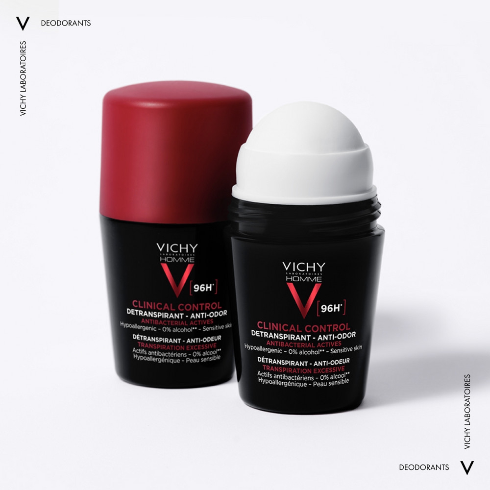 VICHY Deo Roll - CLINICAL CONTROL (Anti Odor 96h) - MAN
