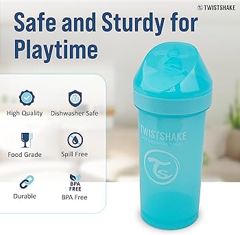 TSH - STRAW CUP - Pastel Blue 360mL
