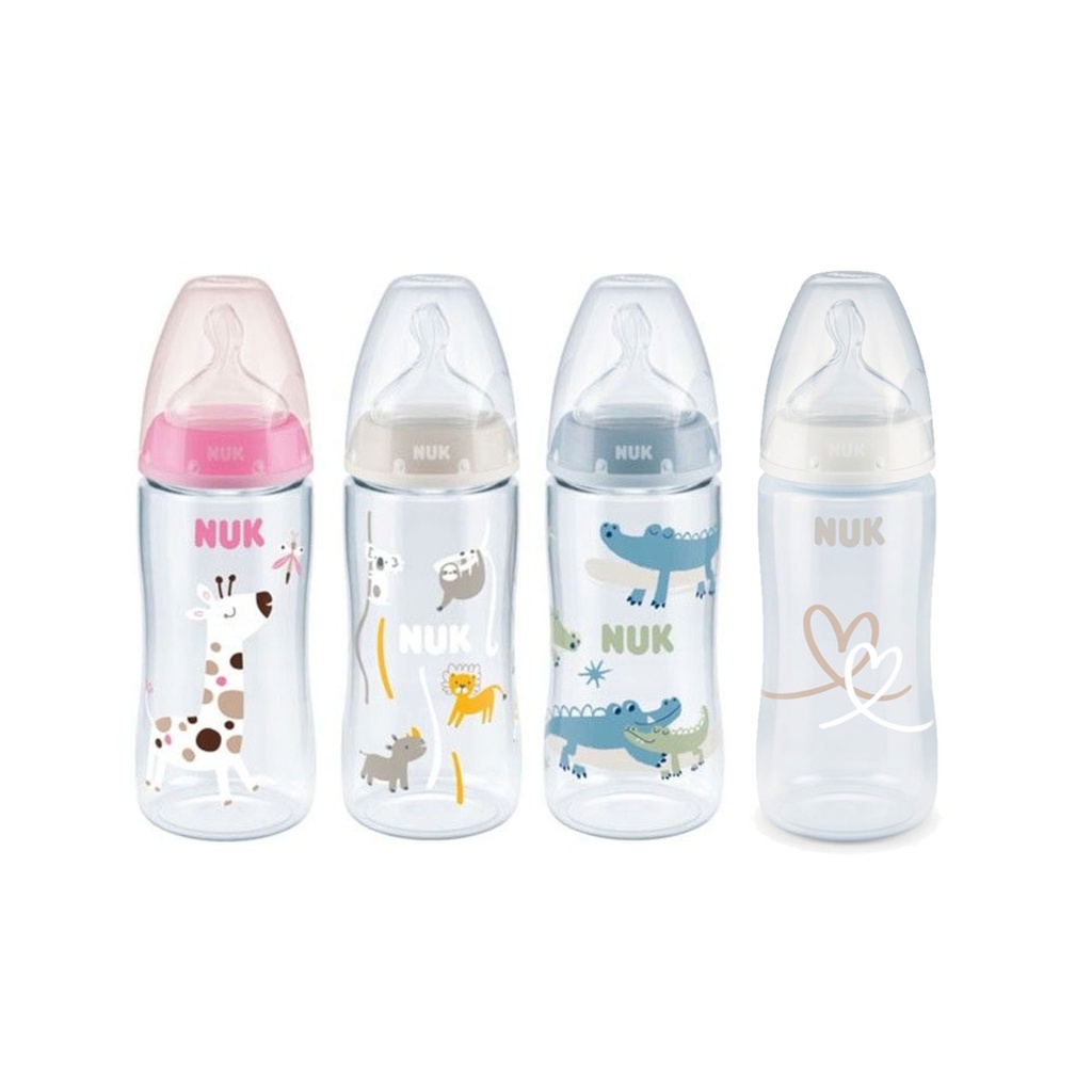 NUK - FirsT Choice - PLASTIC Bottle (6-18M) - 300mL (Temp Control)