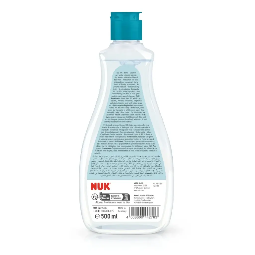 NUK Bottle Cleanser Liquid GEL (New) *500ml
