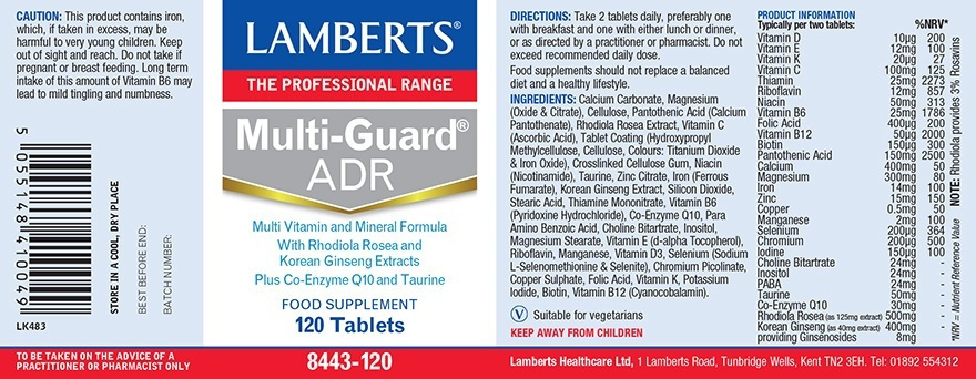 LAMBERTS Multi Guard ADR *60 Tablets