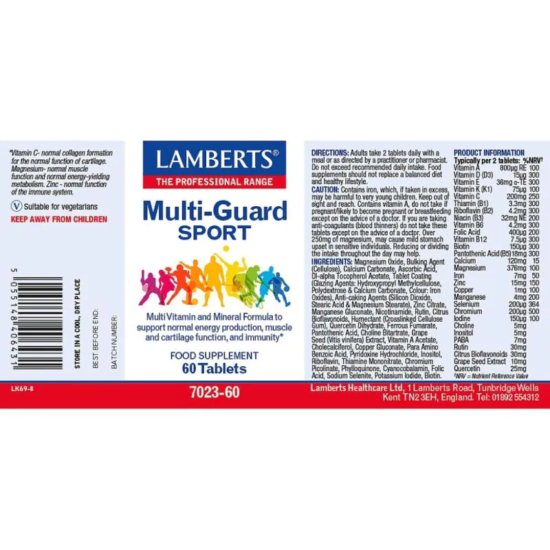 LAMBERTS Multi Guard *SPORT* - 60 tablets