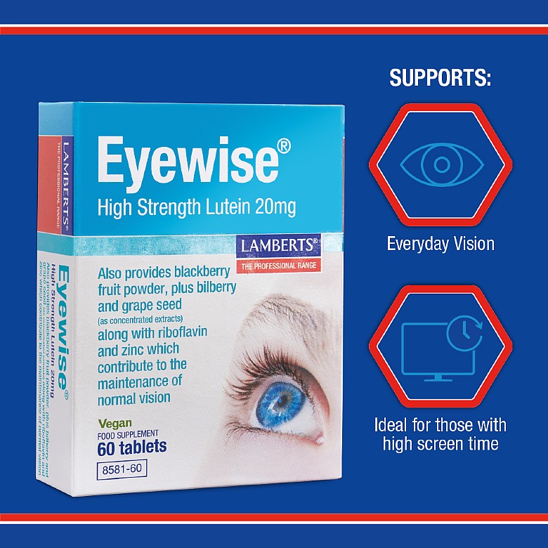 LAMBERTS Eyewise (Strong Lutein 20mg) *60 Tabs