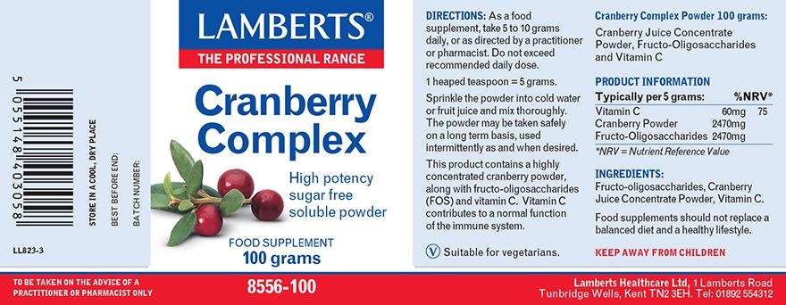LAMBERTS Cranberry 18750mg - 60 tab