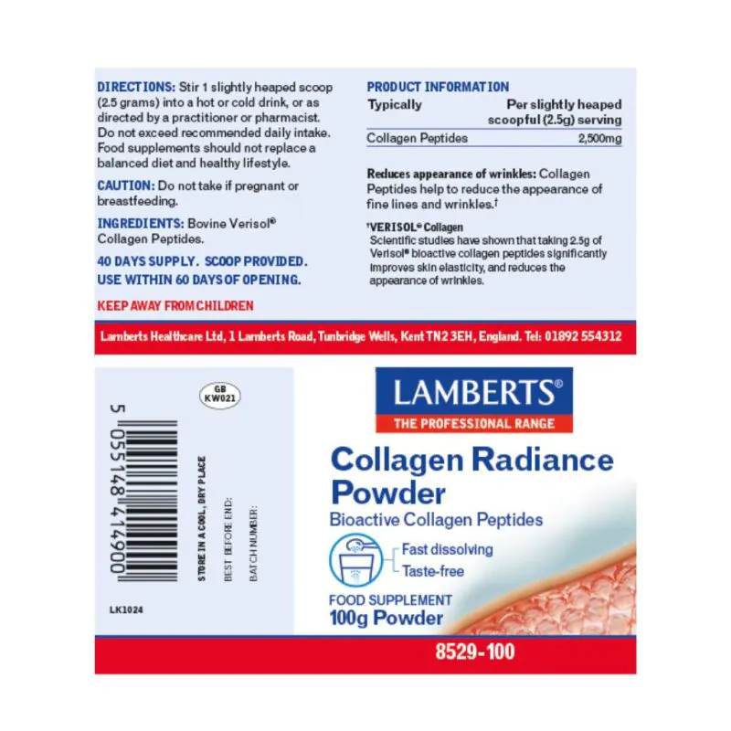 LAMBERTS Collagen Radiance Powder *100g