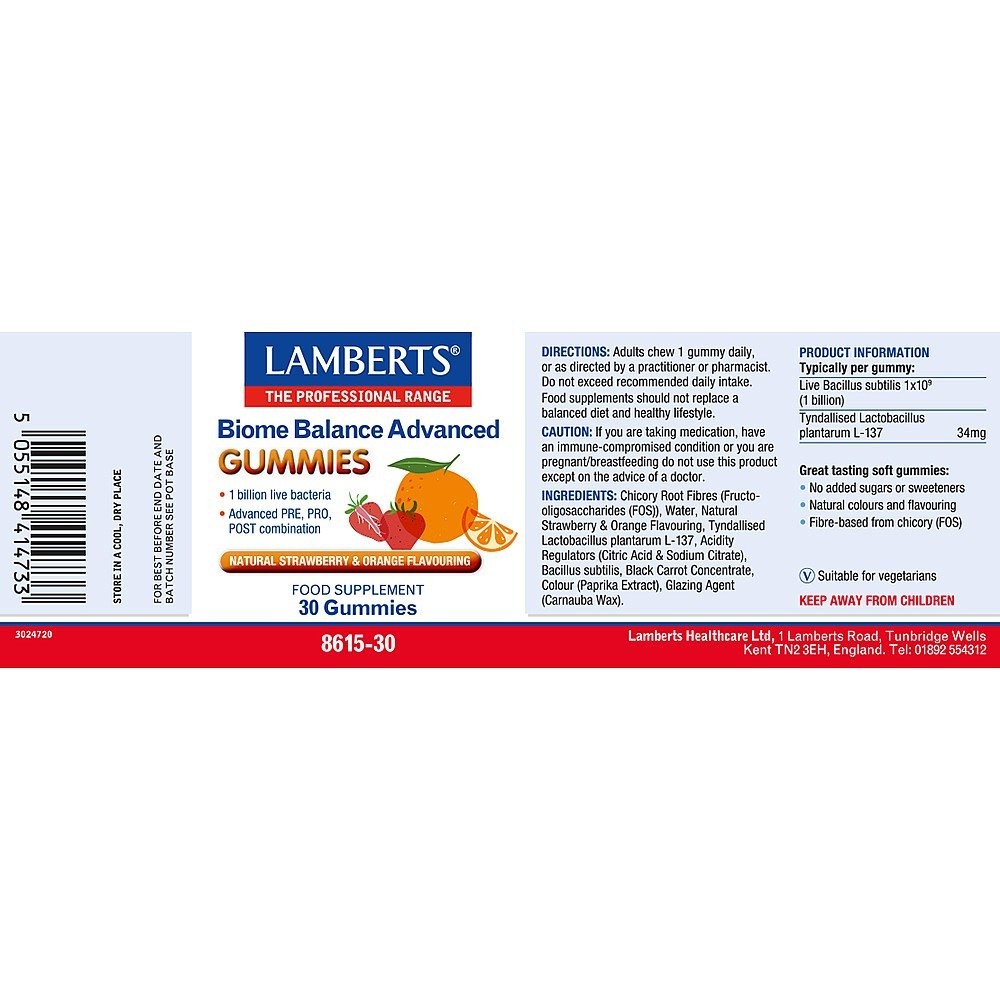 LAMBERTS Biome Balance GUMMIES *30 pcs