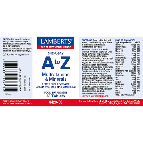 LAMBERTS AZ Multivitamin *30 tablets
