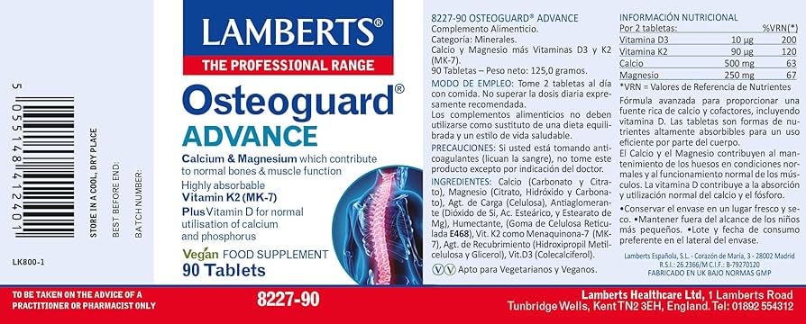 LAMBERTS OsteoGuard ADVANCE (D/K/Mg/Ca) *90tabs