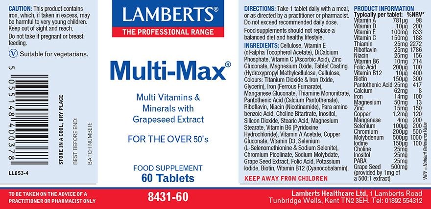 LAMBERTS Multi MAX - 60 tablets