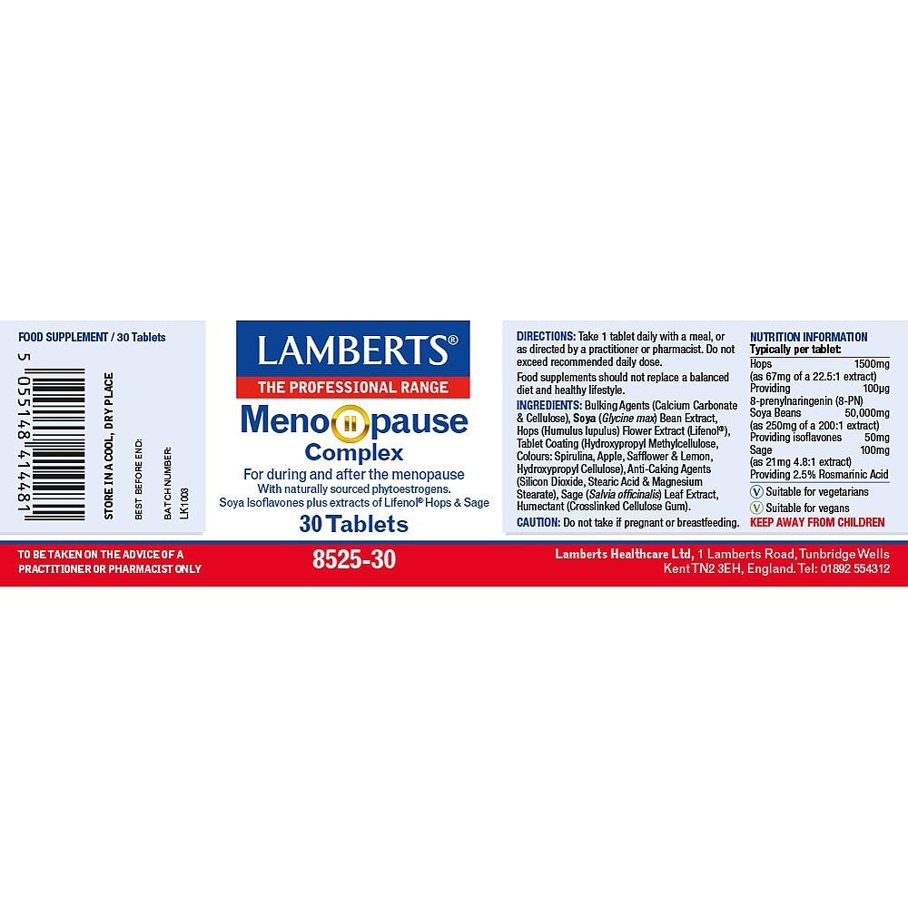 LAMBERTS Menopause Complex *30 tablets