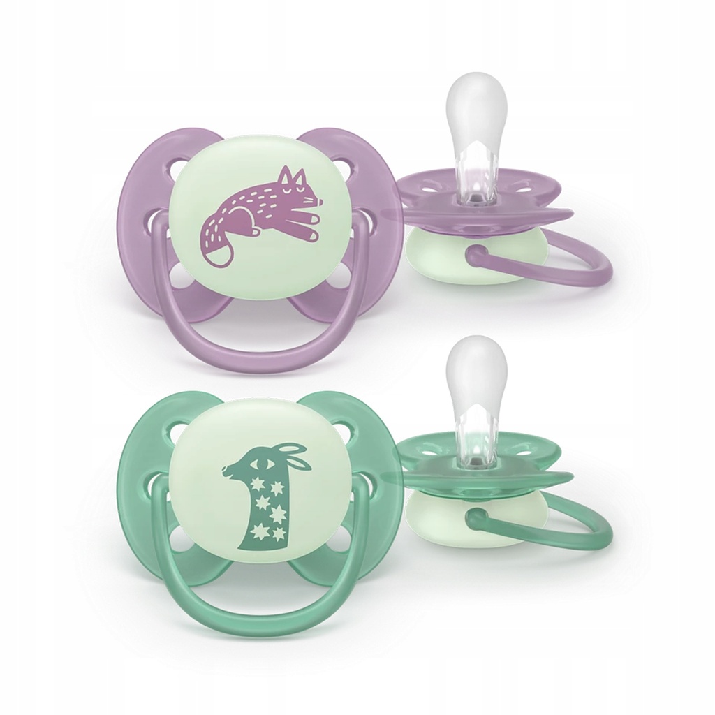 AVENT Ultra Soft Night Time (6-18m)-FOSFOR -(SCF094/04)