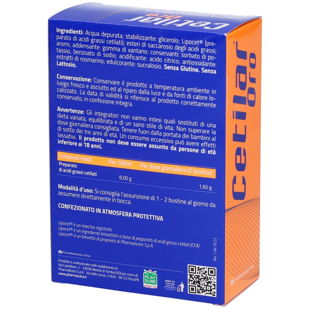 CETILAR ORO - 20 Bustine