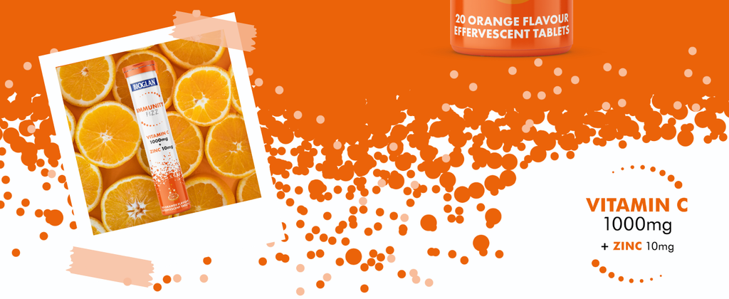 BIOGLAN Vitamin C 1000mg / Zinc 10mg *20 Effervescent Tabs