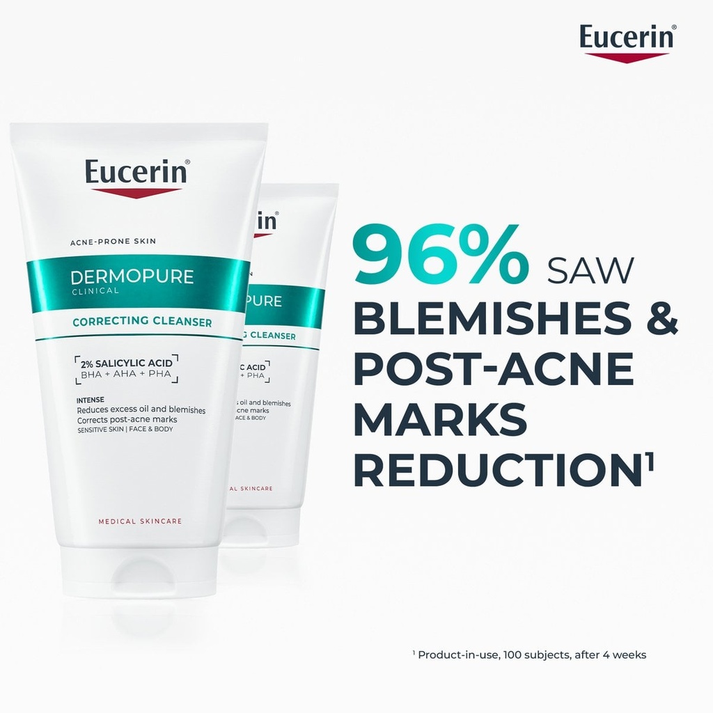 EUCERIN DermoPure Triple Cleansing GEL (2% Salicylic Ac) *150ml