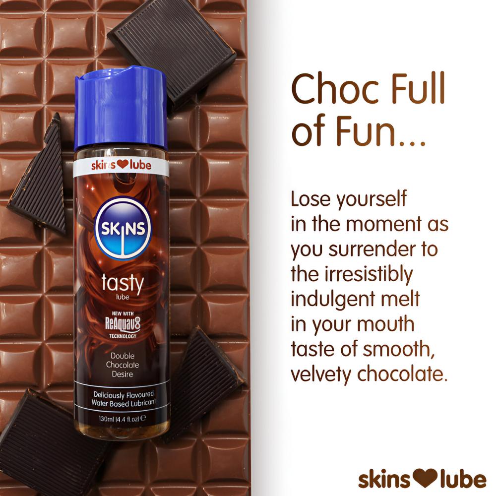 SKINS TASTY Lubricant *130mL (Double Choco)