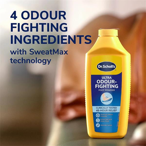 SCHOLL Ultra Odour Fighting FOOT POWDER *85g