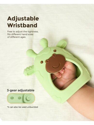 MOMCOZY Hand Teether GREEN BY002