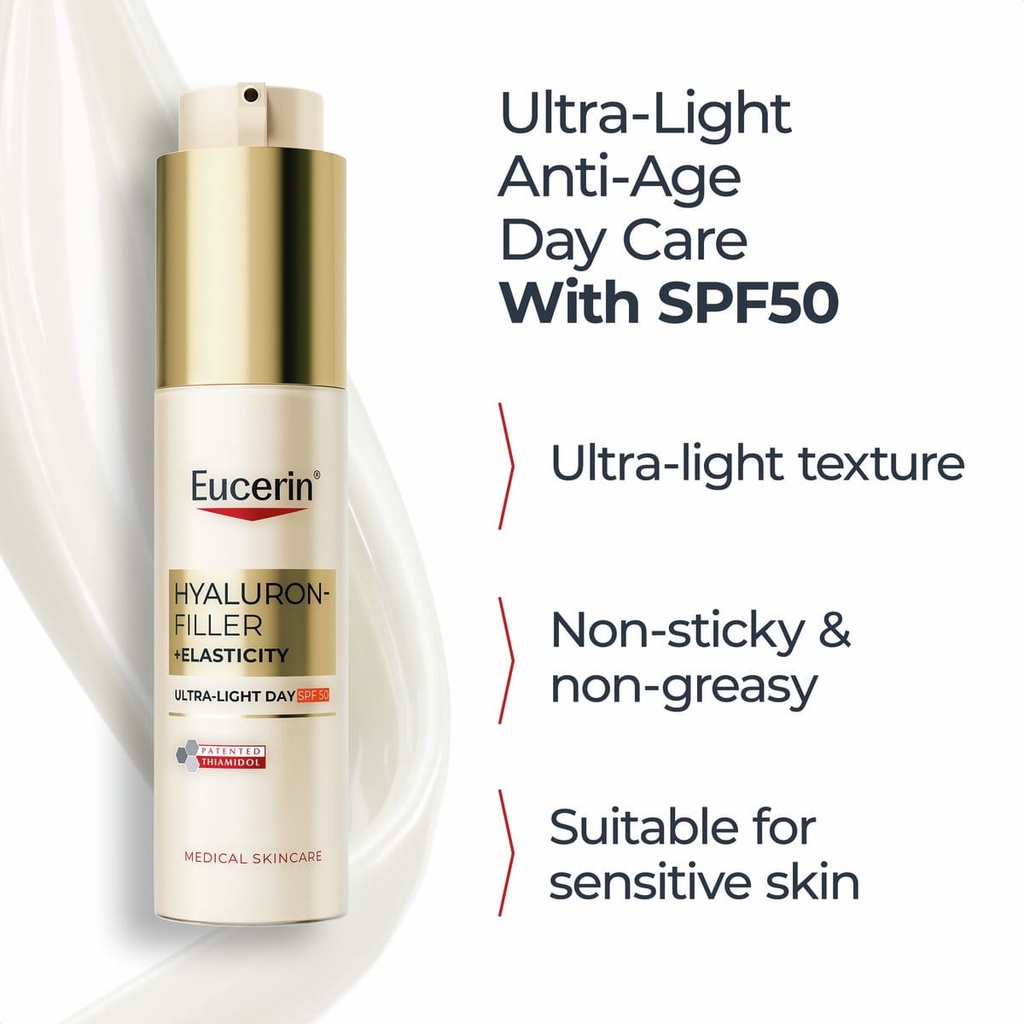 EUCERIN Hyaluron FILLER +Elasticity Day FLUID SPF50+ *50ml