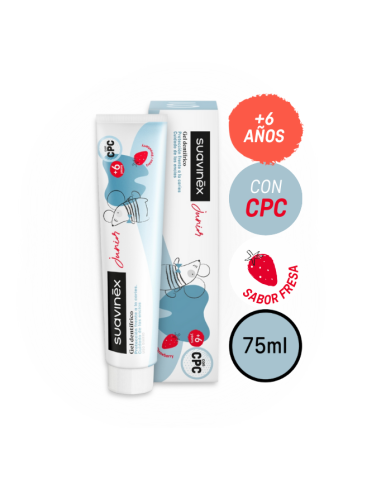 SUAVINEX Junior Gel Dentifricio (Paste Dhembesh) +6vjec