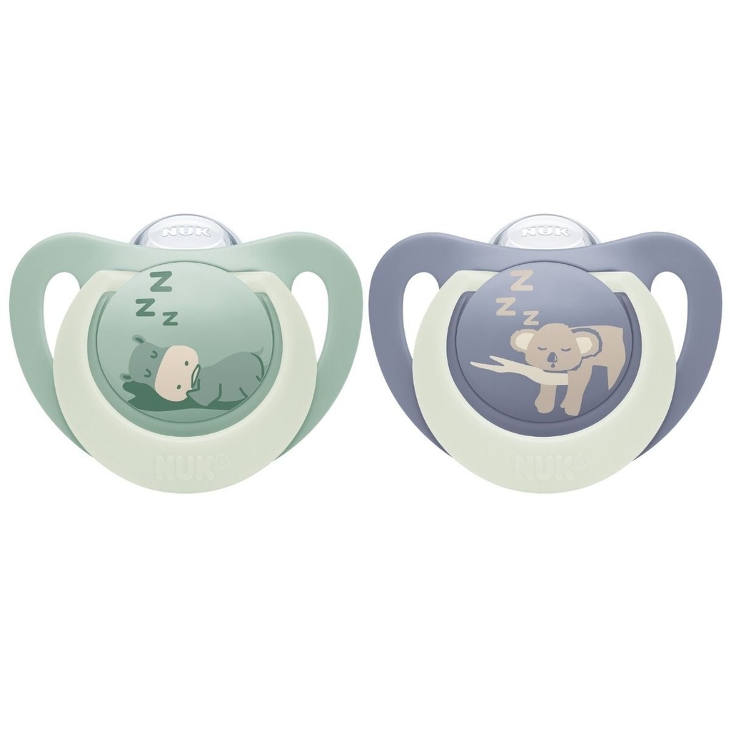 NUK Night CUCO 0-6m Hippo