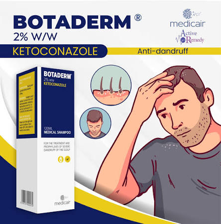 BOTADERM SHAMPO 2% (Ketoconazole) *180ml