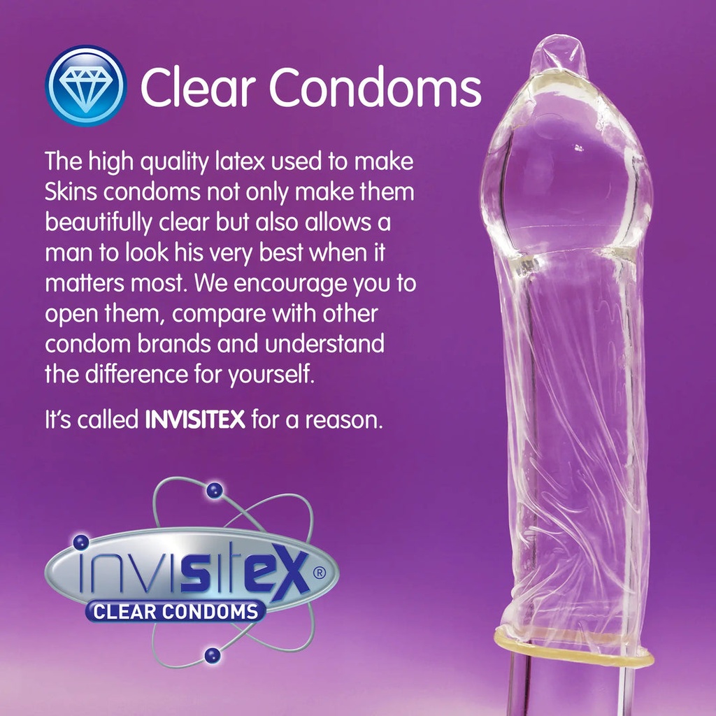 SKINS - EXTRA LARGE Condom *4pcs