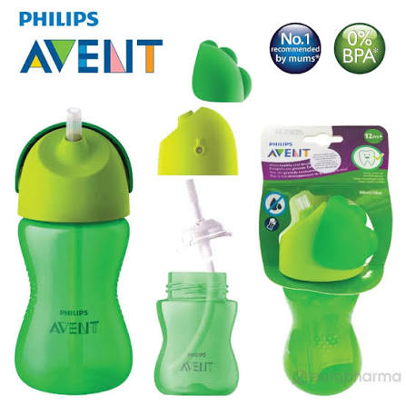 AVENT Straw Cup - Gote me Pipe (Green Dino) (SCF798/01) *300ml