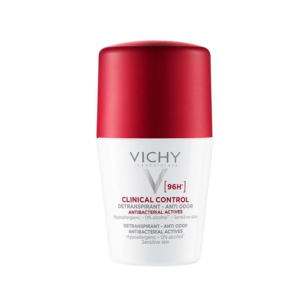 VICHY Deo Roll - CLINICAL CONTROL Woman (Anti Odor 96h) x2 PACK