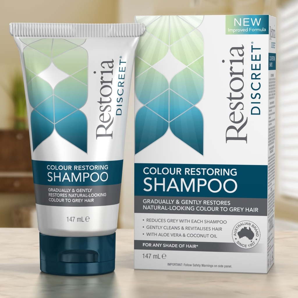 RESTORIA Discreet Colour Restoring SHAMPOO *147ml
