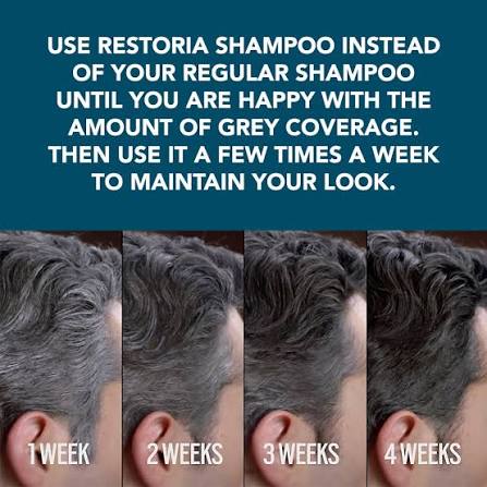 RESTORIA Discreet Colour Restoring SHAMPOO *147ml