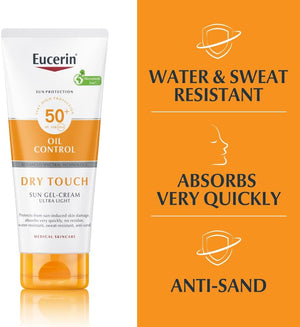 EUCERIN SUN ADULT Gel-Creme DRY TOUCH (SPF50+) *200ml