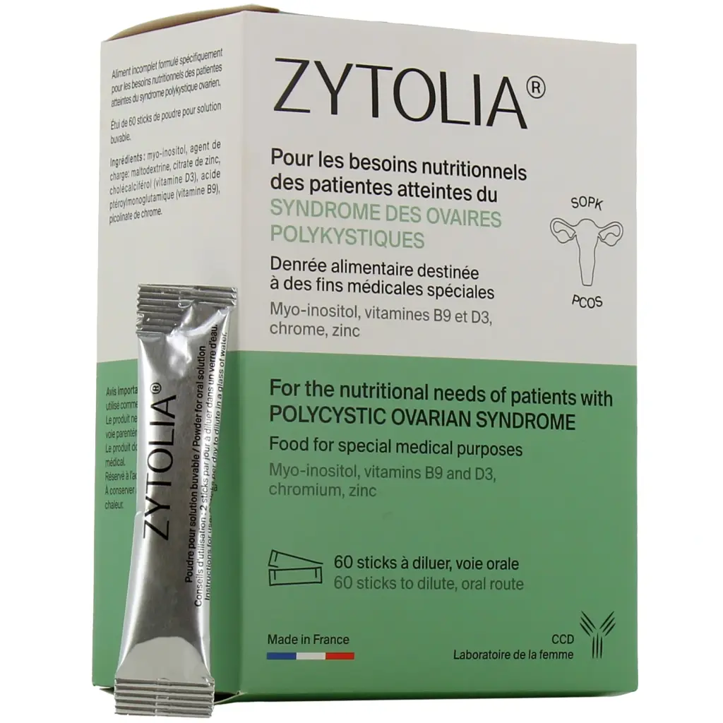 ZYTOLIA (Myo Inositol) PCOS *60 Sticks