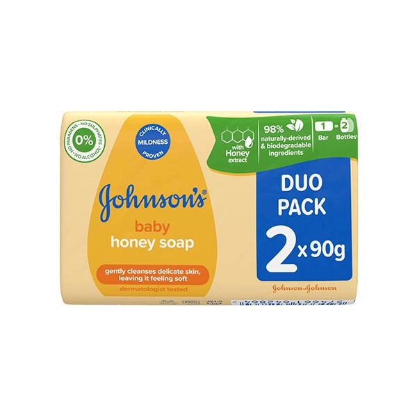 johnsons Baby Soap HONEY *2x90g
