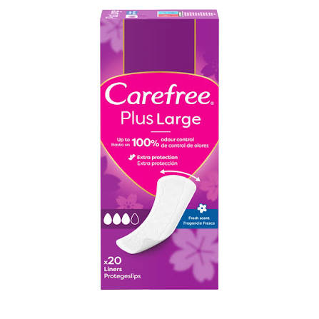 CAREFREE Plus Large Daily *20 Pcs