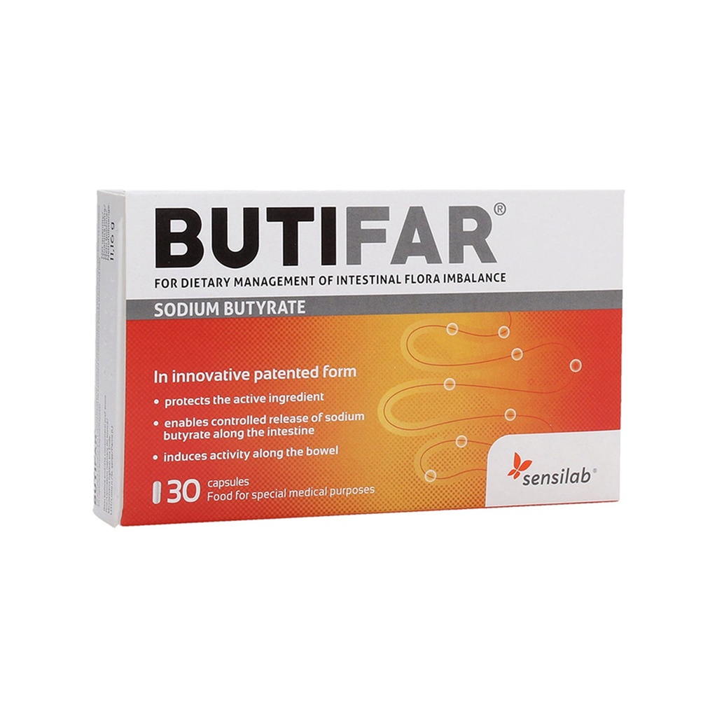 SENSILAB BUTIFAR 30 caps (Sodium Butyrate)