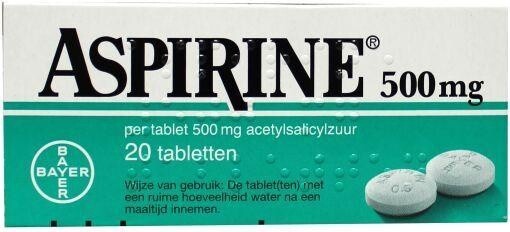 ASPIRIN 500MG x 20 TABLETA - BAYER