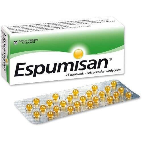 ESPUMISAN PERLEN  40 MG X 25 TAB ( SIMETICONE )