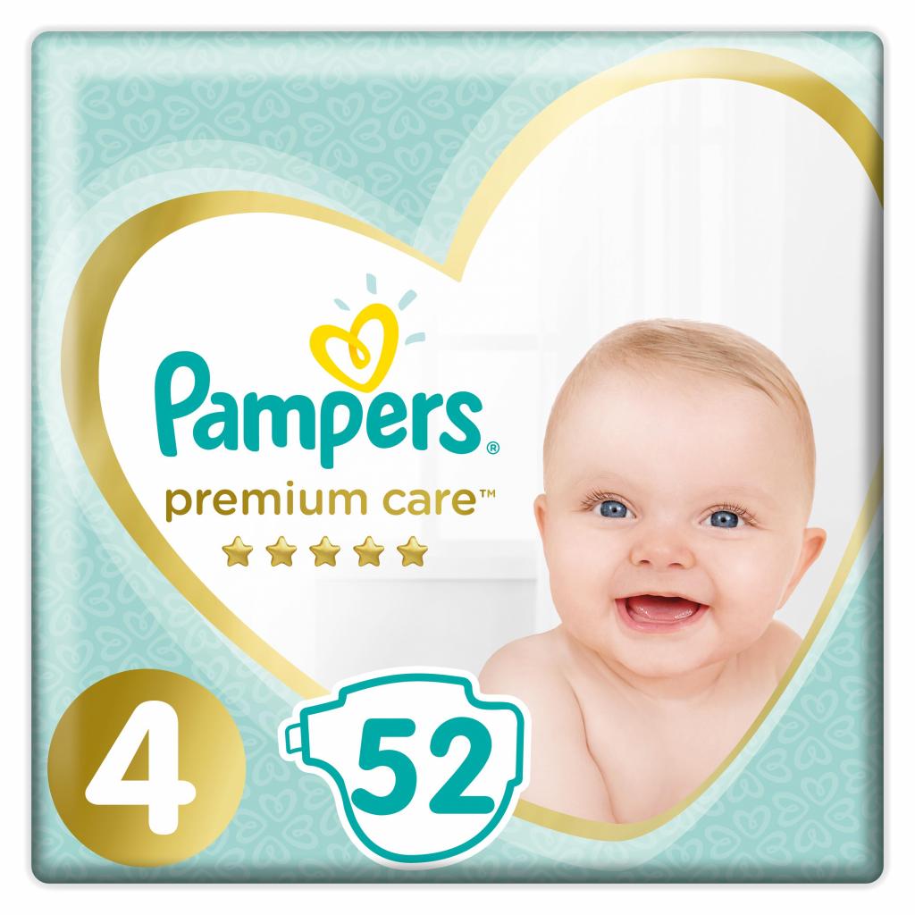 PAMPERS PREMIUM CARE NR.4 (8-14kg) 52pcs