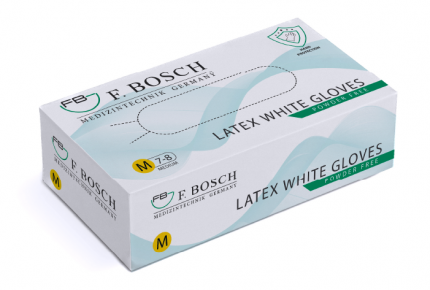 BOSCH LATEX Gloves Doreza (Small) *100pcs
