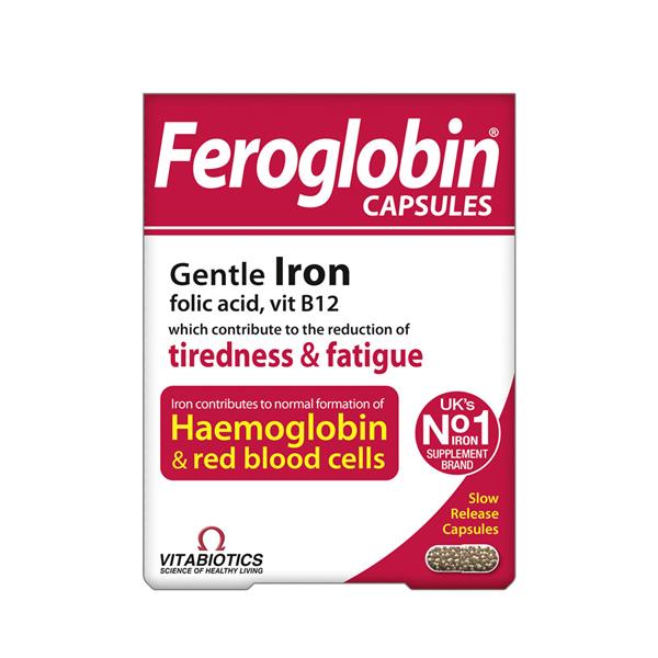 FEROGLOBIN Gentle Iron *30 Tablets (VITABIOTICS)