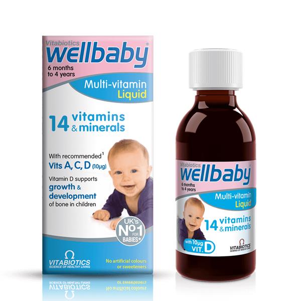 VITABIOTICS - WELLBABY (6muaj - 4 Vjec) - 150ml