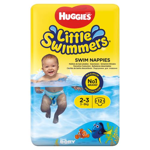 HUGGIES SWIM Pants No 2/3 - (3-8kg) *12pcs