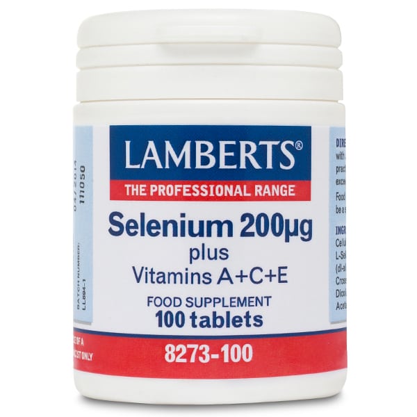 LAMBERTS - Selenium 200mcg (+ACE) - 100tabs
