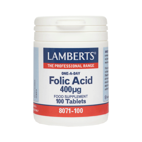 LAMBERTS Folic Acid 400mcg *100tabs