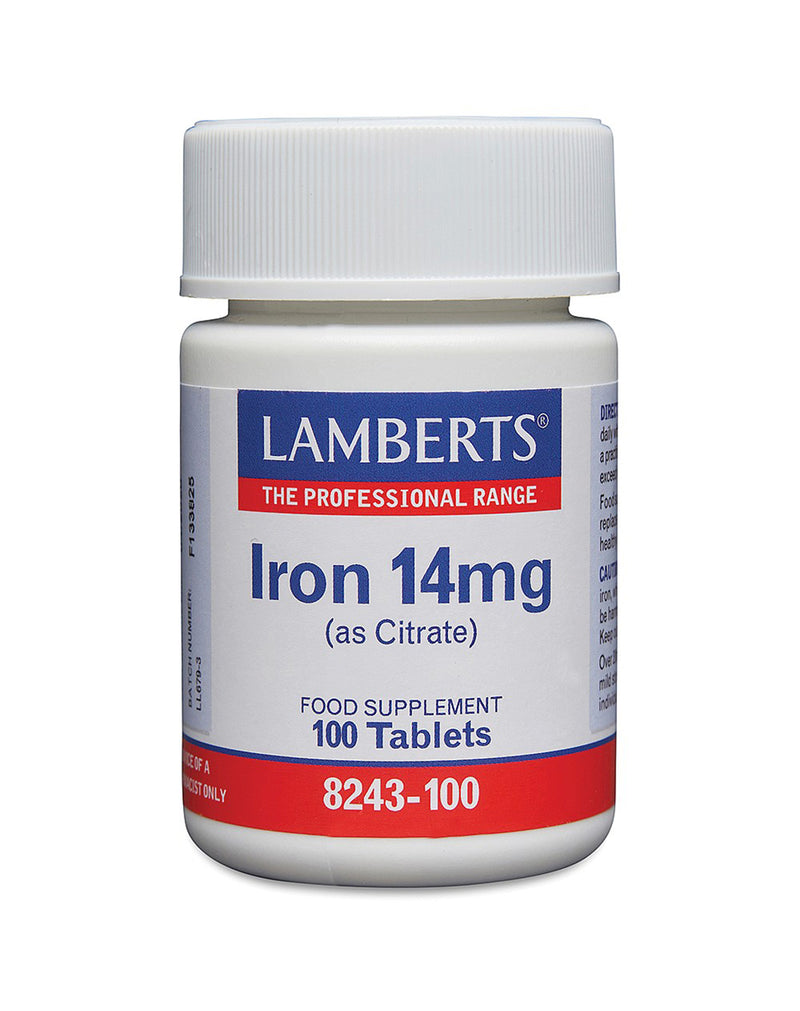 LAMBERTS Iron 14mg *100 tablets