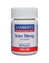 LAMBERTS Iron 14mg *100 tablets