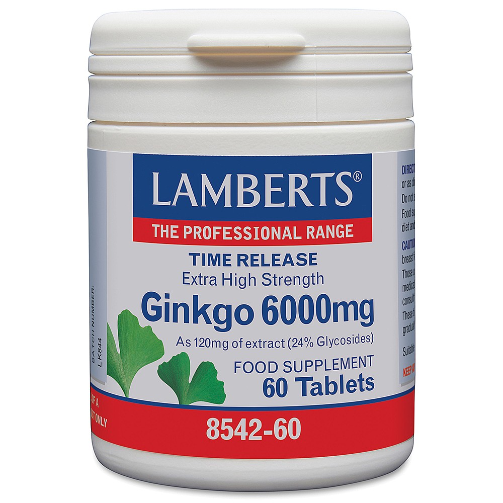 LAMBERTS Ginkgo 6000mg *30 tablets