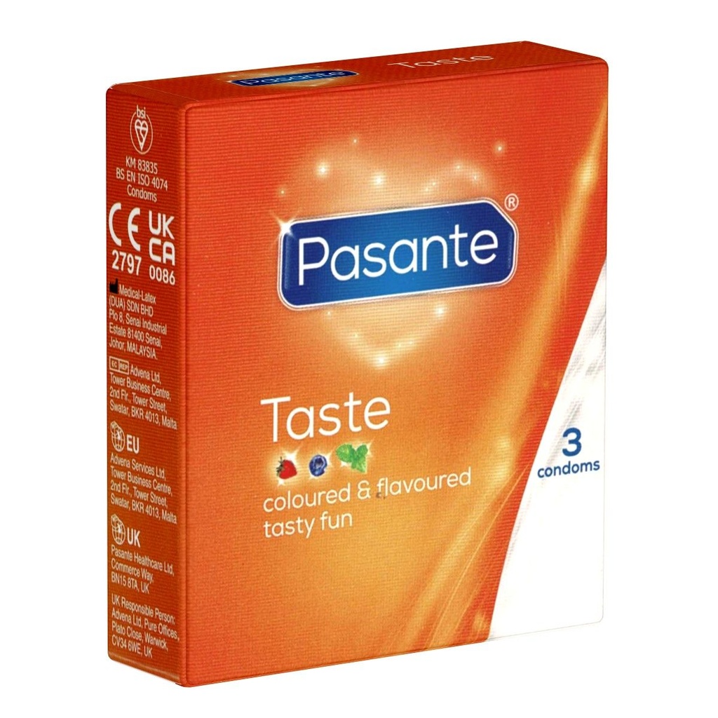 PASANTE TASTE (Condoms) - 3pcs