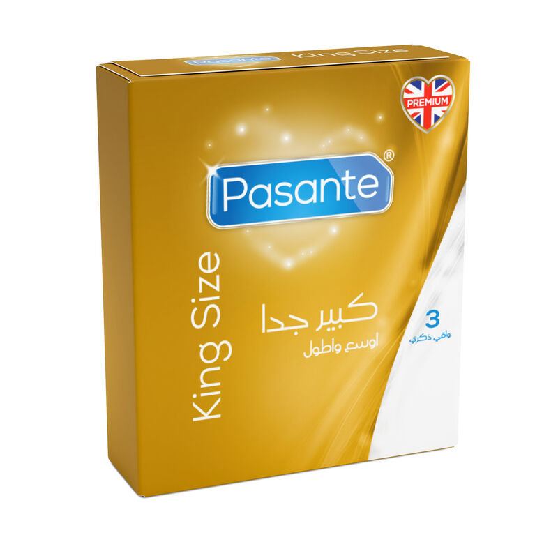 PASANTE King Size XL (Condoms) - 3pcs