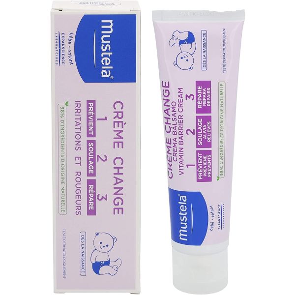 MUSTELA DAIPER CARE HYDRA BEBE + VITAMIN BARRIER CREAM 1 2 3 SET.
